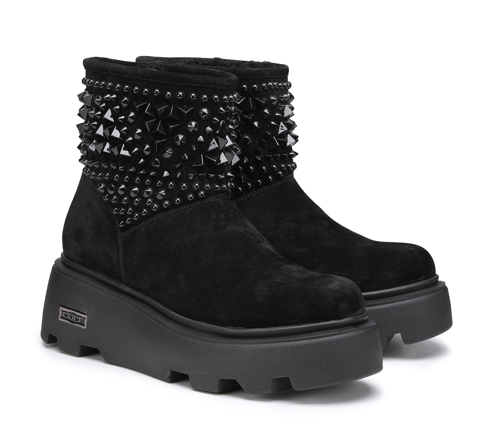 Stivaletti Sherpa Boot Neri da Donna