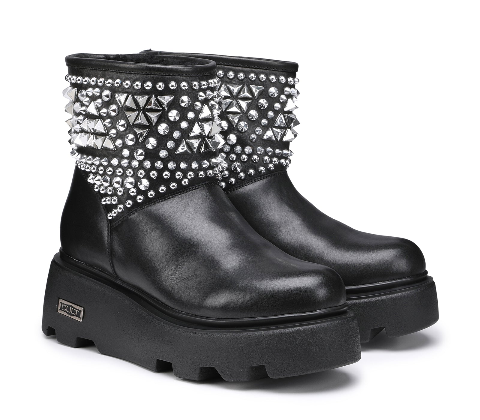 Stivaletti Sherpa Boot in Pelle da Donna