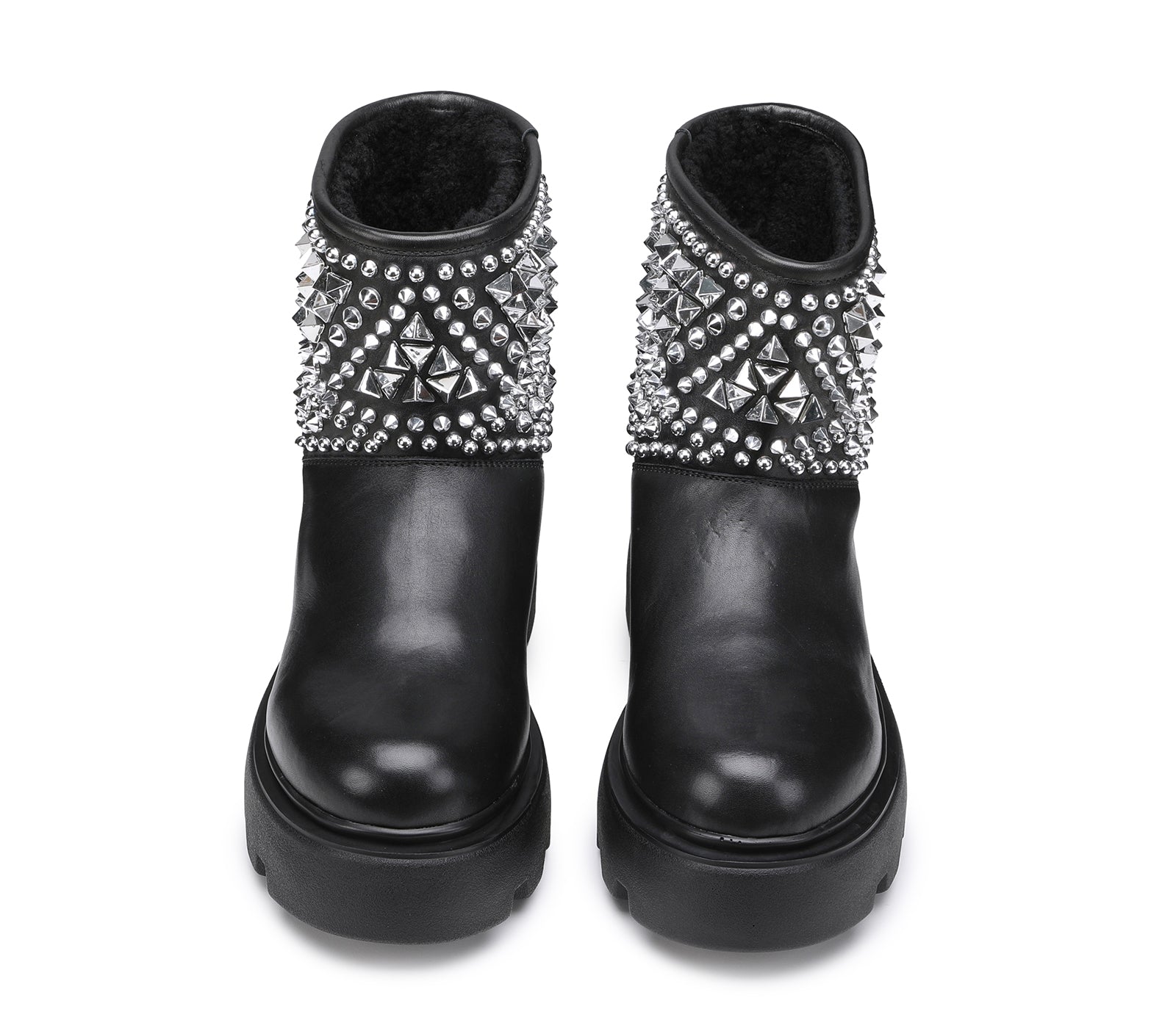 Stivaletti Sherpa Boot in Pelle da Donna